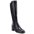Women's high-heeled boots with stretch black Vinceza 58652