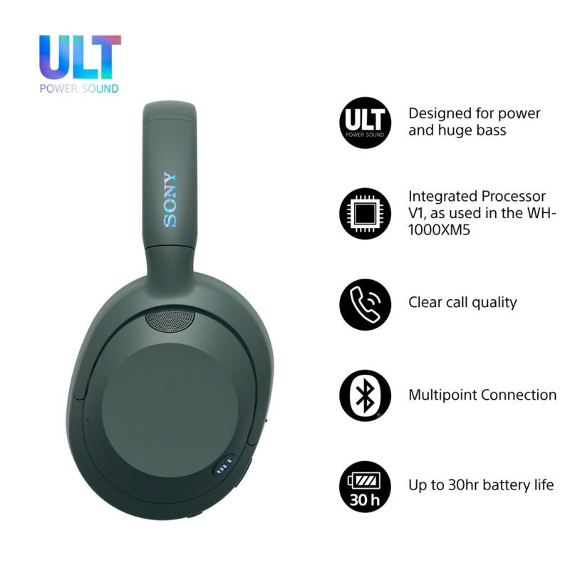 SONY WH-ULT900NH gray-green headphones In preparation Your Sports Performance