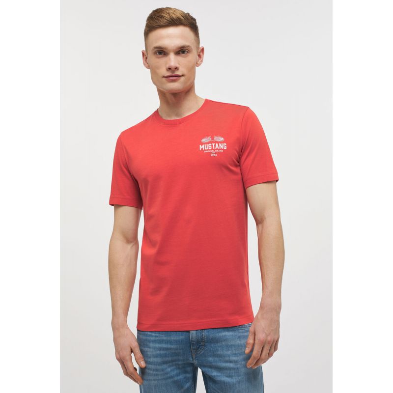 Mustang T-shirt Alex C Print M 1012499 7121 Clothing/Lifestyle/T-shirts/Mustang Your Sports Performance