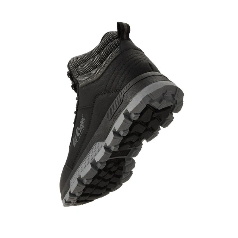 Lee Cooper men's winter sneakers, black ankle boots