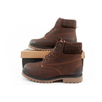 Wrangler Arch men's boots, Chelsea boots, elegant leather, dark brown Wrangler