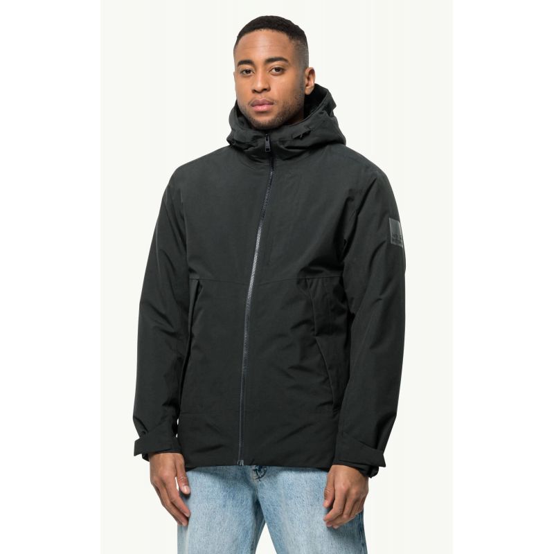 Jack Wolfskin TEMPELHOF JKT M men's winter jacket black windproof (1115491_6000) In preparation Your Sports Performance