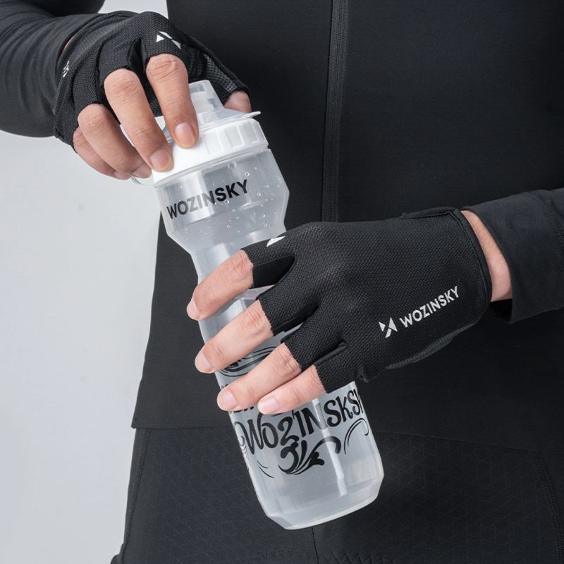 Wozinsky WRR-01L cycling gloves size L - black Wozinsky