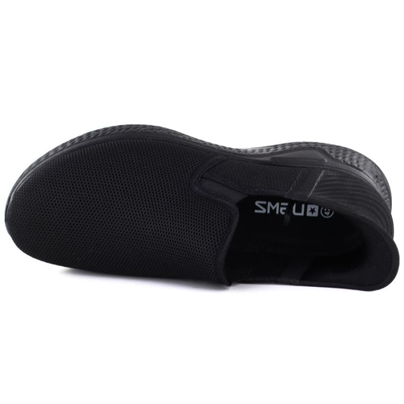 Men's textile slip-on sneakers, black NEWS 170-M To be categorized Your Sports Performance
