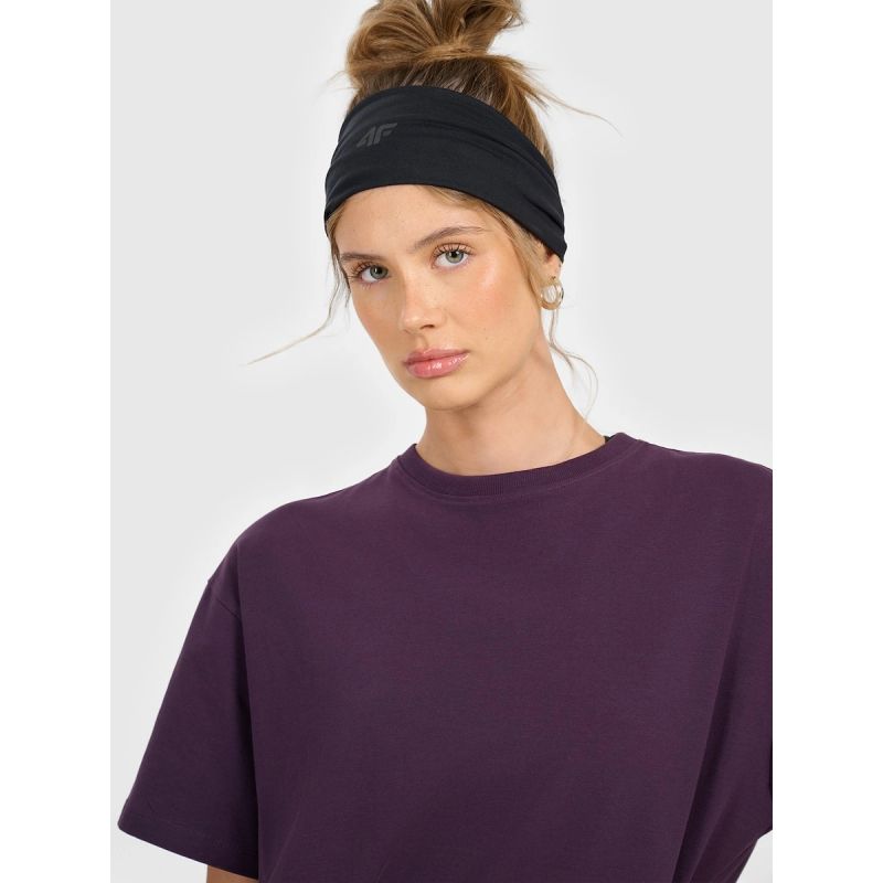 Women's loose plain T-shirt 4F 4FRAW25TTSHF3624-50S 4f