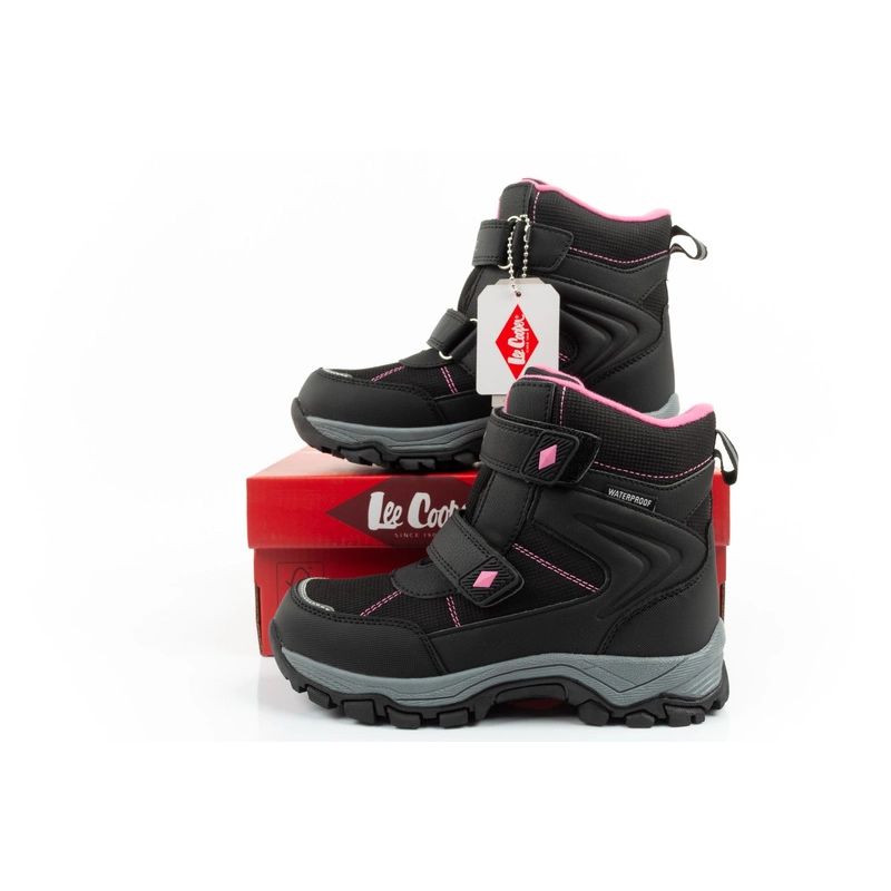 Lee Cooper winter boots children's snow boots waterproof insulated black Lee Cooper