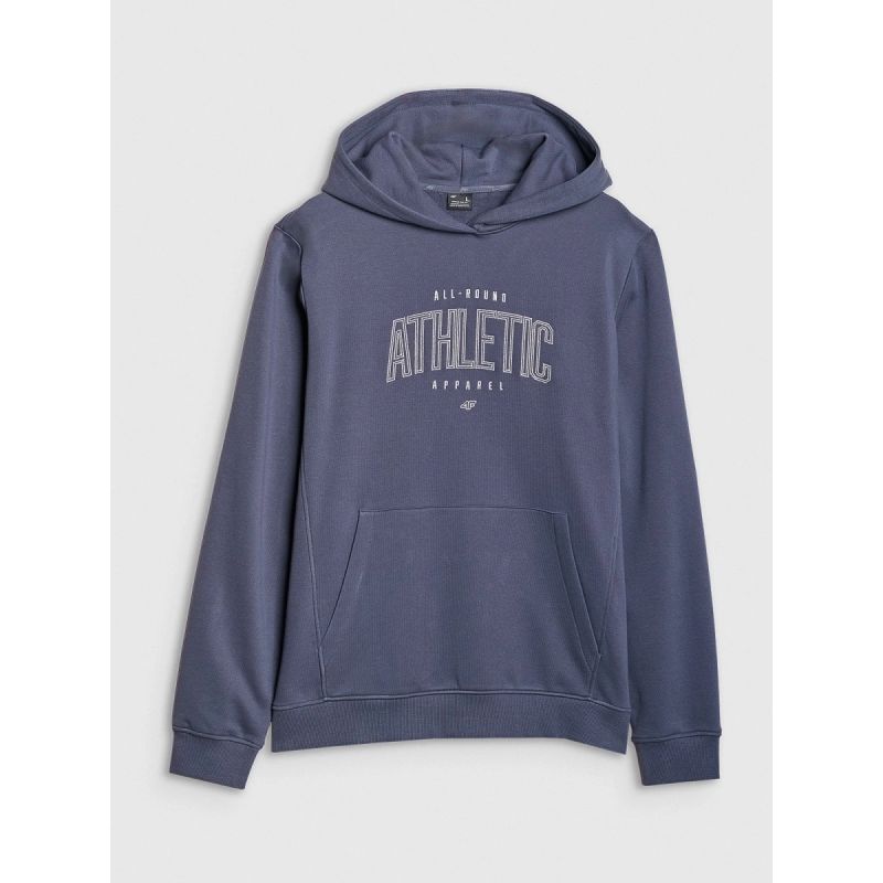 Men's sweatshirt with hood, open, 4F 4FRSS25TSWSM2201-22S *Kategoria tymczasowa Your Sports Performance