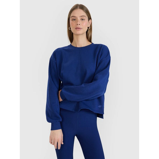 Oversized sweatshirt without a hood, unzipped, women's 4F 4FWSS25TSWSF1543-30S *Kategoria tymczasowa Your Sports Performance