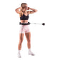 Plus size hula hoop HMS HHW12 with studs and weight, black In preparation Your Sports Performance