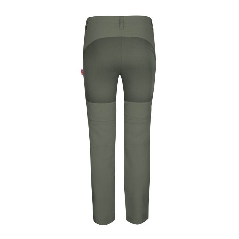 Children’s zip-off trousers for boys/girls Trollkids Kids Nordfjord Zip-off Pants Slim Fit clay green (853-328)
