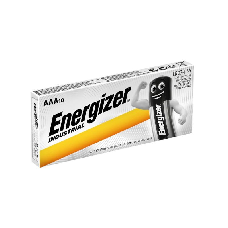 ENERGIZER BATTERY INDUSTRIAL PRO AAA LR03 1.5V 10 PCS Baterie, akumulatorki i ładowarki/Baterie Your Sports Performance