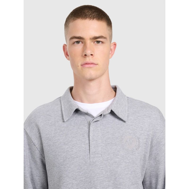 Men’s Regular-Fit Sweatshirt with Collar 4F 4FRAW25TSWSM2546-27M