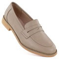 Beige leather loafers Jezzi SFY25128 To be categorized Your Sports Performance