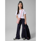 Girls' sweatpants with flared legs 4F 4FJRSS26TTIGF327-31S 4f