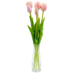 BOUQUET OF 5 LIGHT PINK TULIPS 39 CM LIKE LIFE SPRING DECORATION Home and Garden/Equipment Your Sports Performance