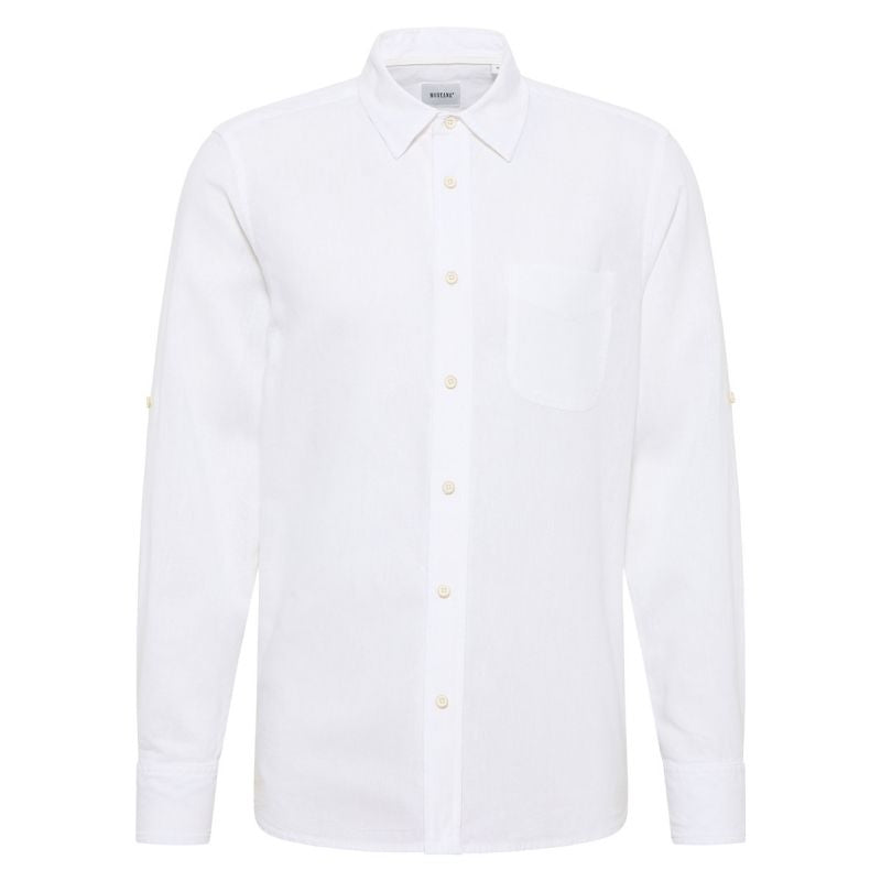 Mustang Clemens Linen Cotton shirt M 1014356-2045 Clothing/Lifestyle/T-shirts/Mustang Your Sports Performance