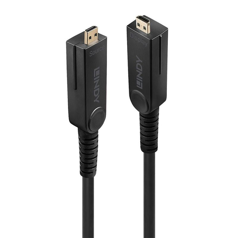 LINDY Micro-HDMI Hybrid Fiber Optic Cable 18G 10m Kable i adaptery/Kable HDMI Your Sports Performance