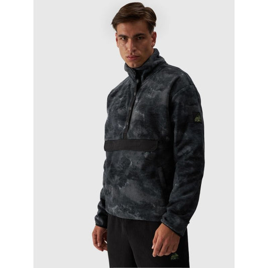 Men's oversize stand-up collar fleece 4F 4FWAW24TFLEM299-90A *Kategoria tymczasowa Your Sports Performance