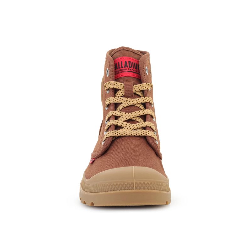 PALLADIUM PAMPA HI HTG GUM IRISH BROWN 74988-219