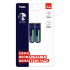 AA Trust USB-C RECHARGEABLE BATTERIES 2P Baterie, akumulatorki i ładowarki/Baterie Your Sports Performance