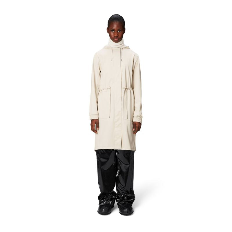 Rains raincoat STRING W PARKA W3 18550 95 DUNE GRAIN Clothing Your Sports Performance