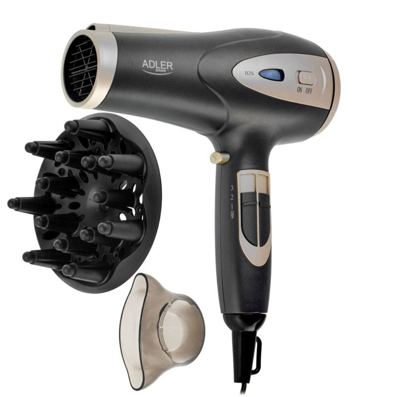 ADLER AD 2248gc gray-champagne hair dryer AGD - Produkty/Suszarki do włosów Your Sports Performance
