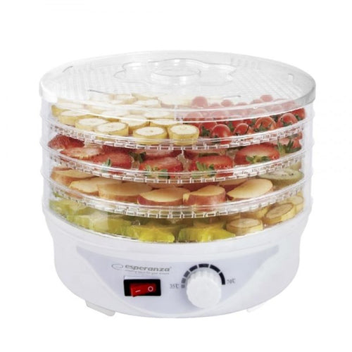 Esperanza DÉLICATESSE EKD003 mushroom, vegetable and fruit dehydrator (250W; white) AGD - Produkty/Suszarki do grzybów, warzyw i owoców Your Sports Performance