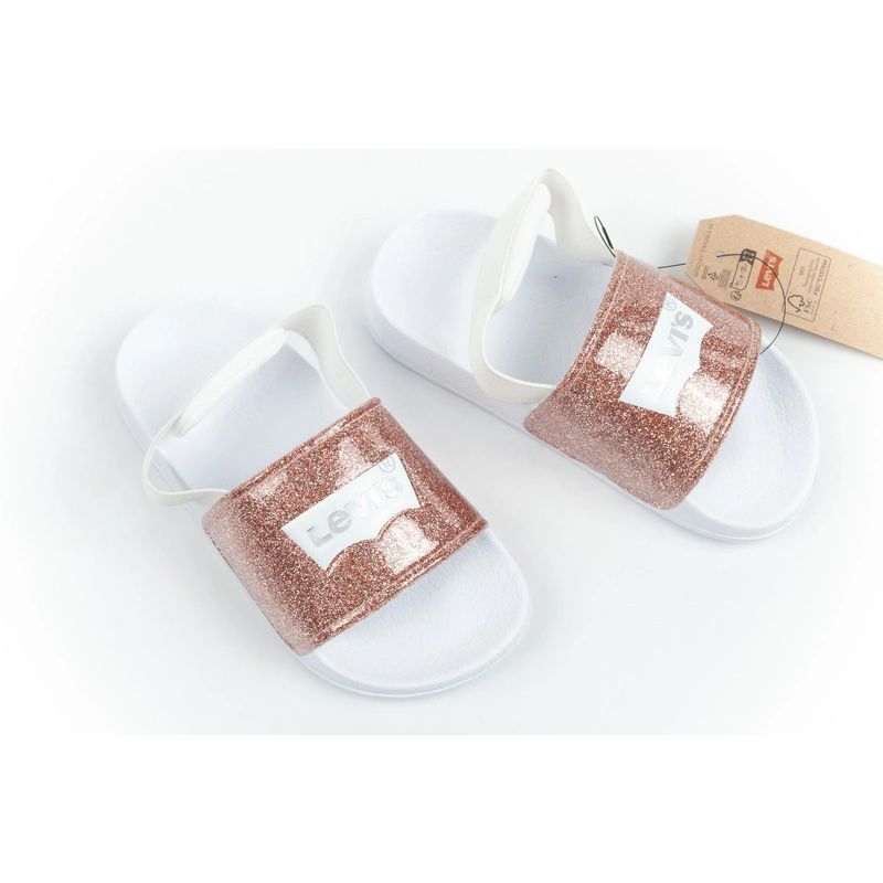 Levi's shoes children's flip-flops Pool S Mini girls glitter sandals Levis