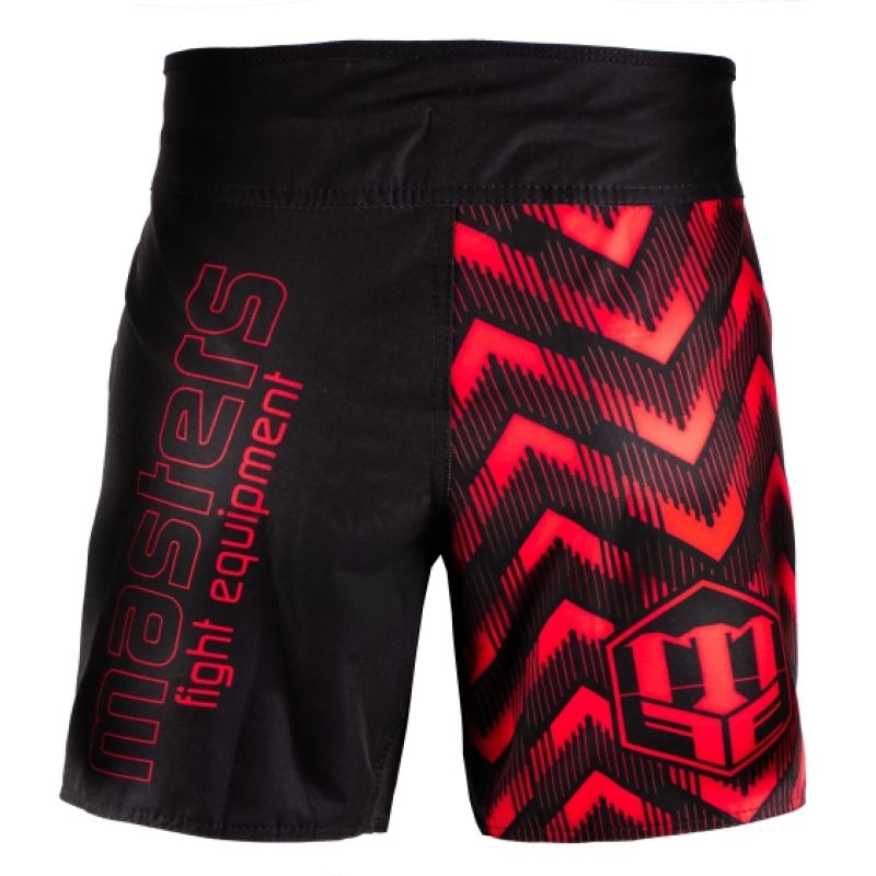 MASTERS PULSE SMMA-P MMA shorts black and red