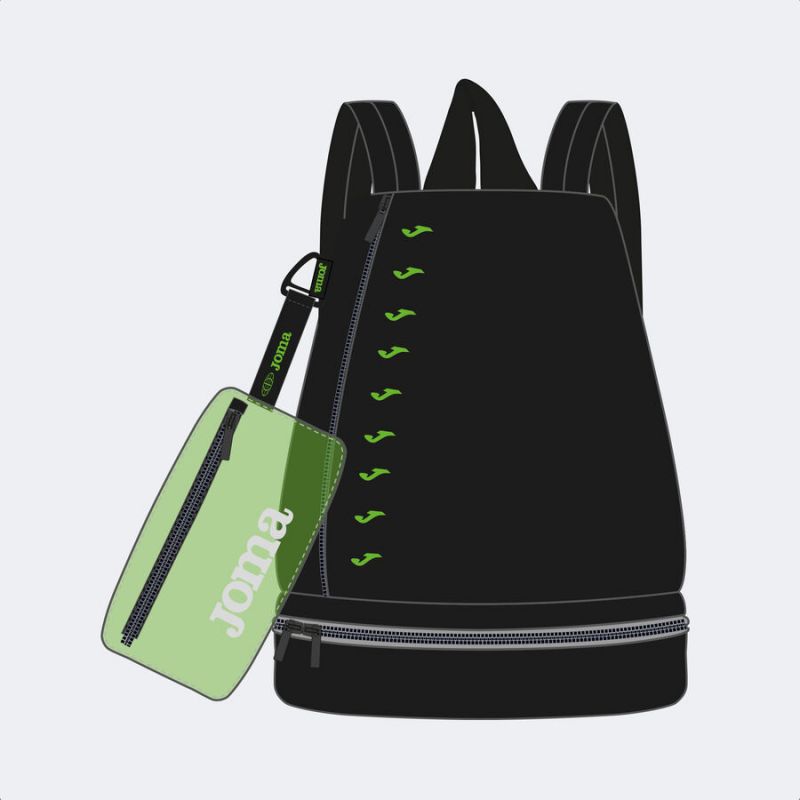 SPLASH BACKPACK BLACK FLUOR GREEN Accessories/Plecaki/Joma Your Sports Performance