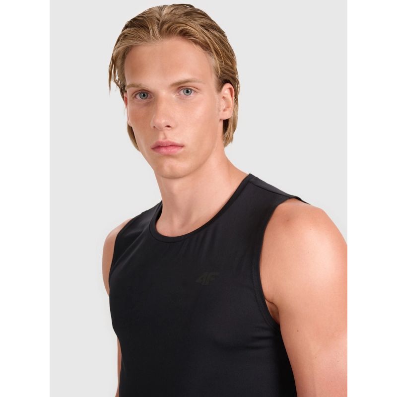 Men's quick-drying training tank top 4F 4FWMM00TFSLM0764-20S 4f
