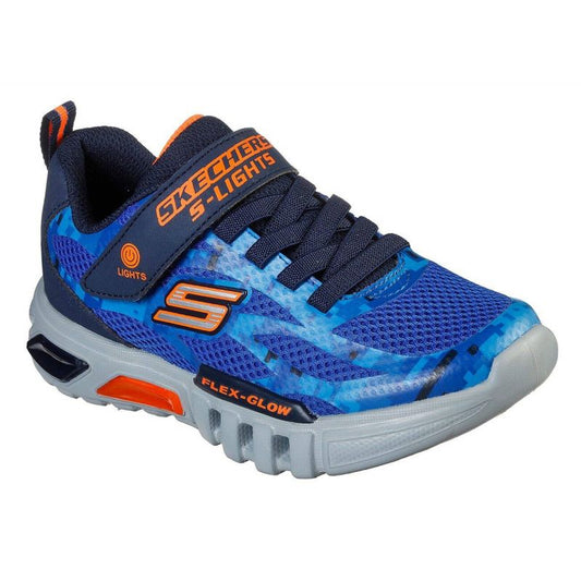 Skechers FLEX-GLOW TAREN S-Lights JR 400018L-NVOR shoes Footwear/Lifestyle/Skechers Skechers