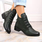 Insulated flat-heeled ankle boots Jezzi W JEZ412B green Footwear/Outdoor/Jezzi Your Sports Performance