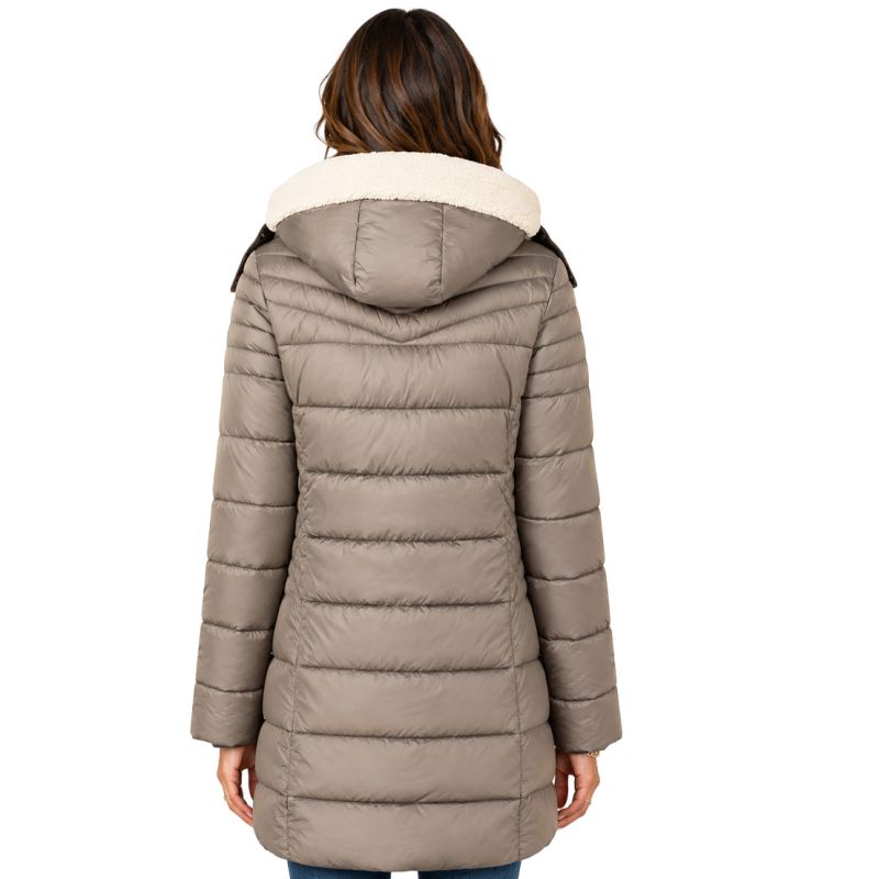 Women's Parka Geographical Norway CARENNE TAUPE DB LADY 0116 (WZ5514F/GN-TAUPE)
