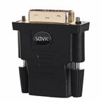 SAVIO cl-21 adapter (HDMI F - DVI-D M; black) Kable i adaptery/Adaptery, przejściówki Your Sports Performance