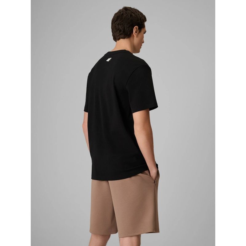 Men's regular-fit plain T-shirt 4F | Robert Lewandowski RL9KSS26TTSHM3937-20S
