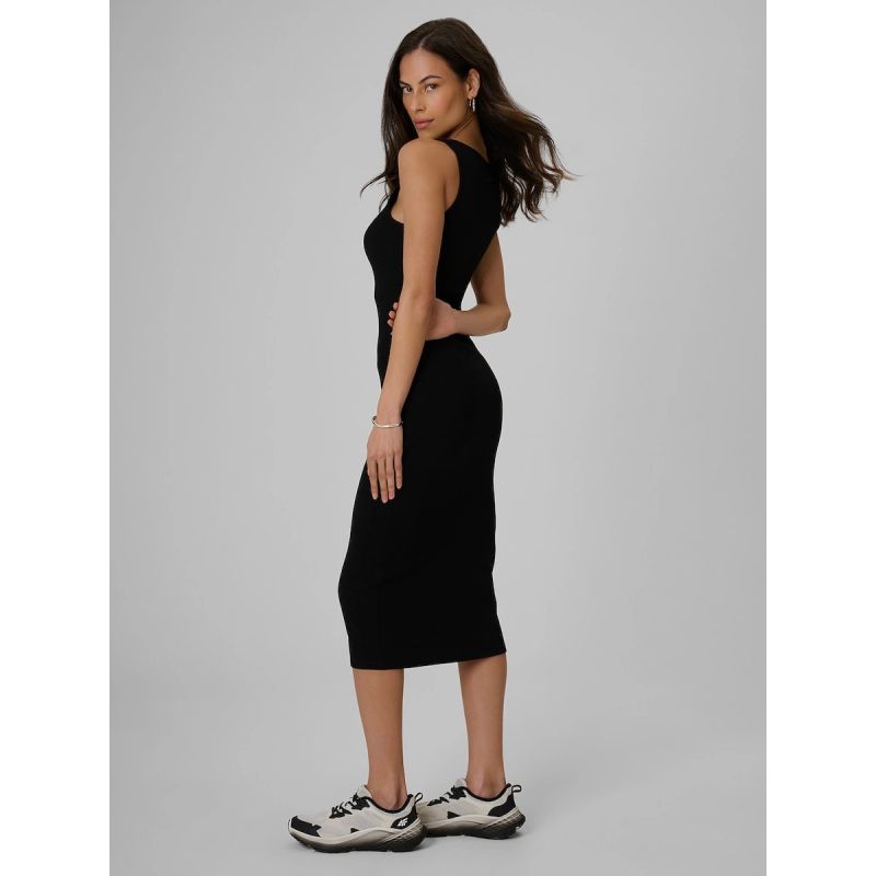 Women's ribbed knit dress 4F 4FRSS26TDREF203-20S 4f
