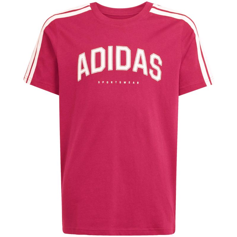 adidas Codes Collegiate Graphic Tee for kids pink KA9764 In preparation Your Sports Performance