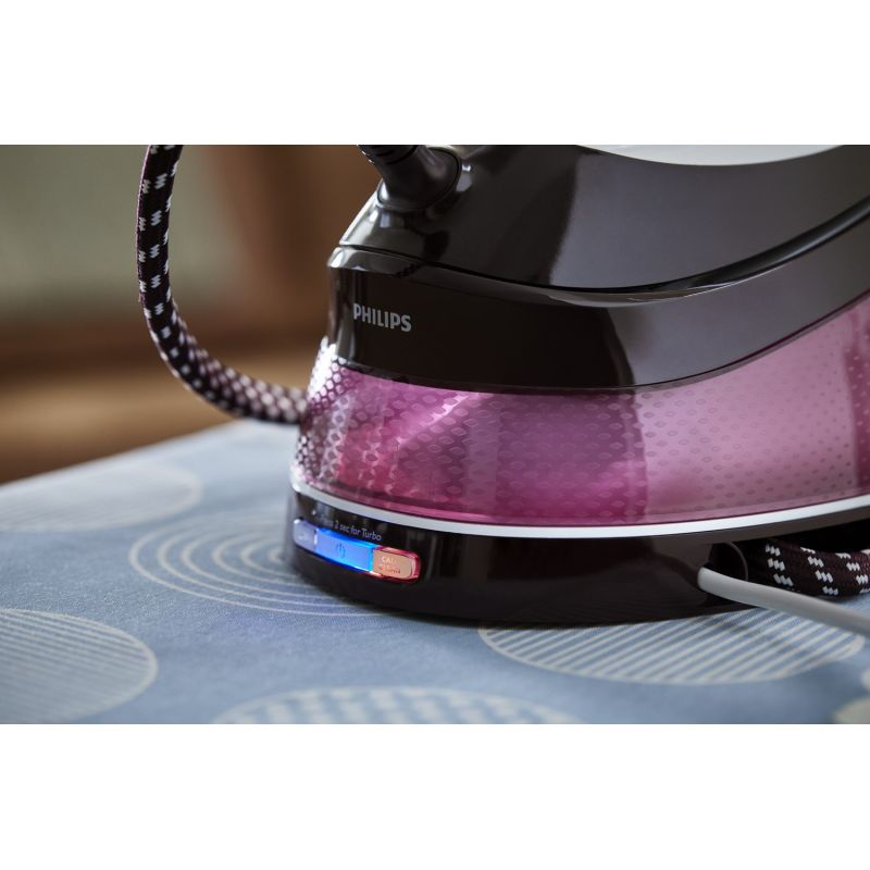 Philips GC7842/40 Steam Station 2400 W 1.5 L SteamGlide Plus Soleplate Purple, White AGD - Produkty/Żelazka i generatory pary Your Sports Performance