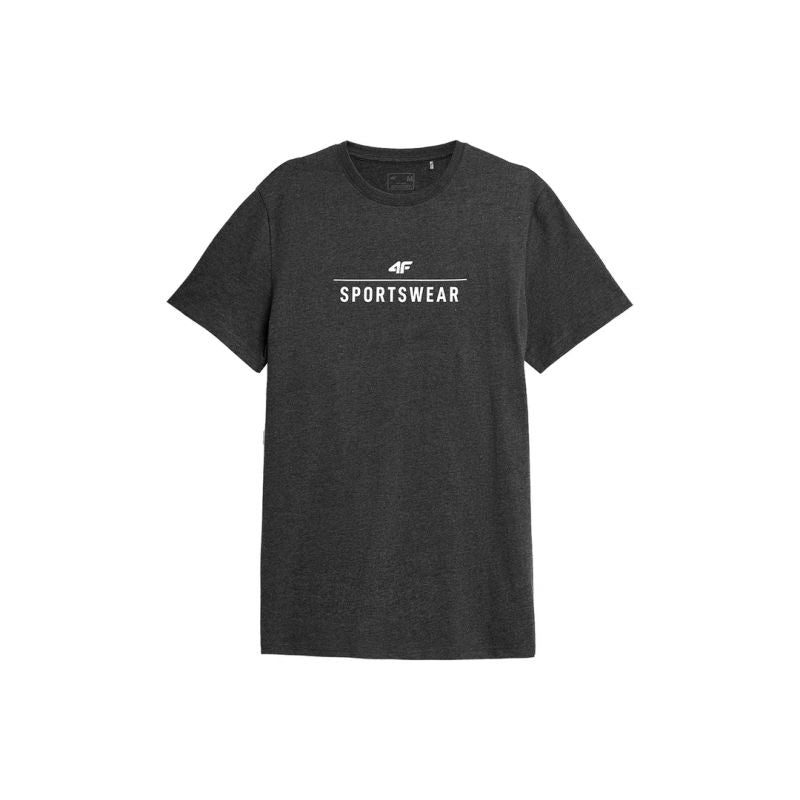 T-shirt 4F M H4L22-TSM354 dark gray melange Clothing/Training 4F