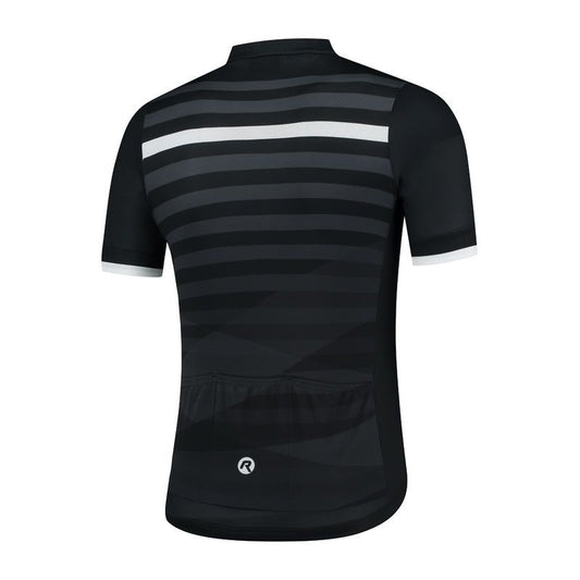 Rogelli STRIPE 2XL black and white T-shirt Clothing Your Sports Performance