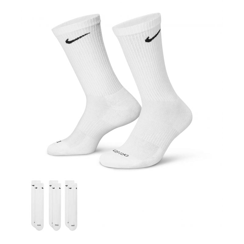 Nike Everyday Plus Cushioned 3pack socks SX6888-100 Clothing/Training/Socks/Unisex Nike