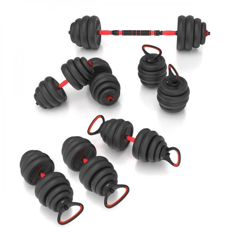 HMS SGN140 6-in-1 weight set (barbell, dumbbells and kettlebell) 40kg In preparation Your Sports Performance