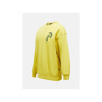 Men's PEAK PERFORMANCE M Terry Graphic Crew sweatshirt, yellow