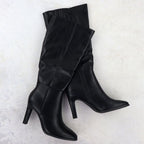 Jezzi ASA271-2 women's black high heel boots Footwear Your Sports Performance