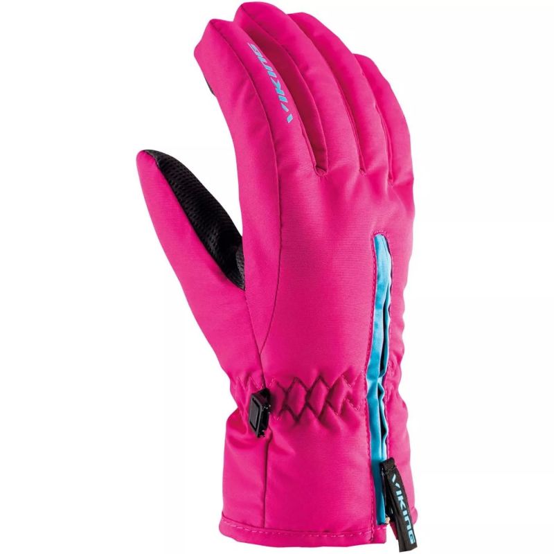 Viking Asti Kids Ski Gloves, Pink (120/23/7723/46) In preparation Your Sports Performance
