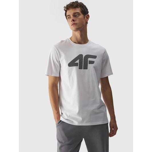 Men's regular printed T-shirt 4F 4FWMM00TTSHM1844-10S *Kategoria tymczasowa Your Sports Performance