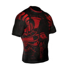 The "Warrior" compression rashguard is made of DBX MORE DRY M material. ODZIEŻ - Koszulki treningowe Your Sports Performance