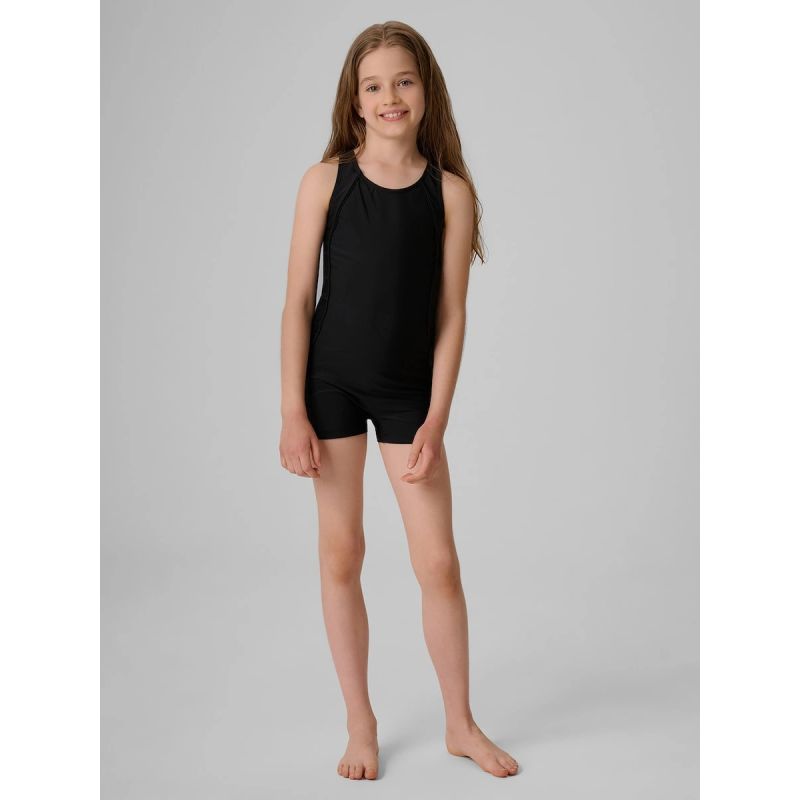 Girls' one-piece swimsuit 4F 4FJRSS26USWSF148-20S