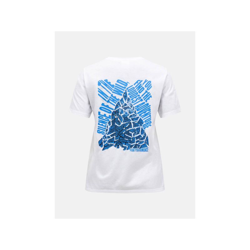 PEAK PERFORMANCE W Explore Graphic Tee Women's White